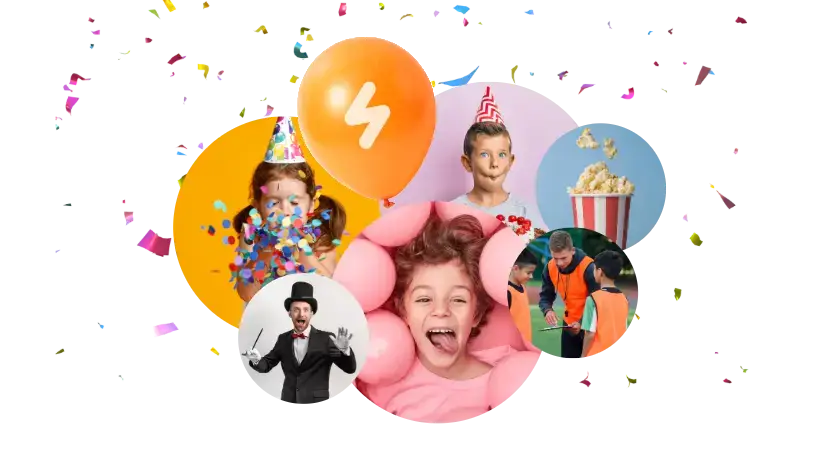Niños celebrando cumpleaños